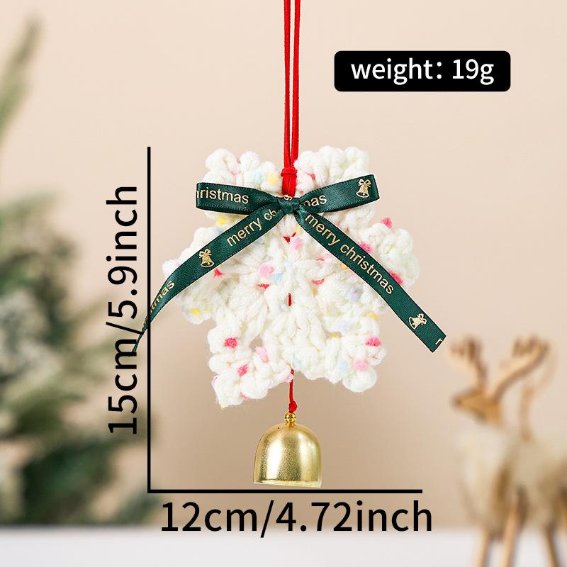 Knitted Christmas Tree With Jingle Bell Plush Christmas Hanging Pendant Wool Crochet Christmas Tree For Christmas Party Decor
Knitted Christmas Tree With Jingle Bell Plush Christmas Hanging Pendant Wool Crochet Christmas Tree For Christmas Party Decor