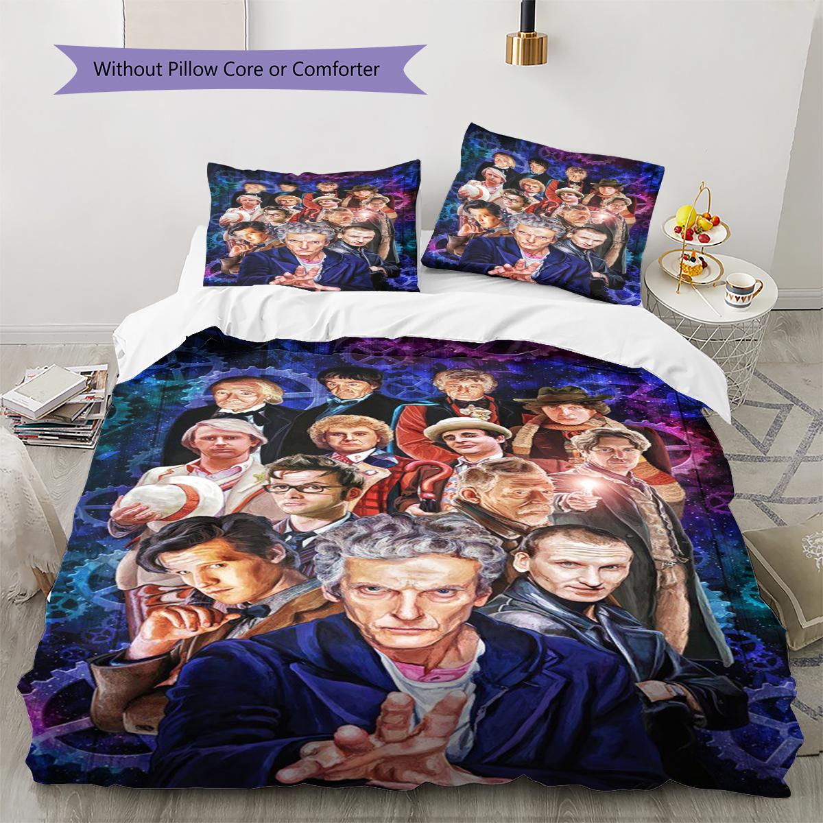 Doctor Who Pattern Bedding Quilt Set Quilt Cover Pillowcase Home Decoration Gift (1 * duvet cover + 2 * pillowcase, without core) 200x200cm
Doctor Who Pattern Bedding Quilt Set Quilt Cover Pillowcase Home Decoration Gift (1 * duvet cover + 2 * pillowcase, without core) 200x200cm
