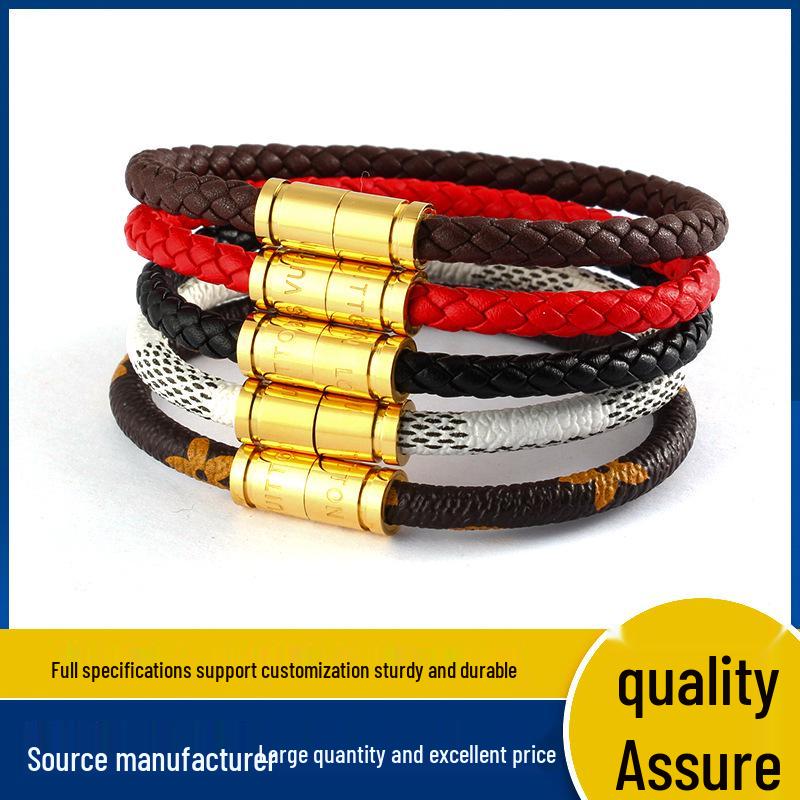 Stainless Steel Magnetic Clasp Old Flower Rope 5.0mm Face-to-Face Bangle DIY Jewelry Accessory Plain Clasp - 20cm
Stainless Steel Magnetic Clasp Old Flower Rope 5.0mm Face-to-Face Bangle DIY Jewelry Accessory Plain Clasp - 20cm
