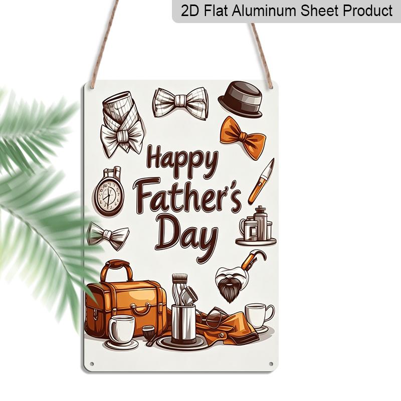 2D Flat, 1pc Gentleman s Accessories Father s Day Metal Wall Art Sign Happy Father s Day - 8*12 Inch Aluminium Home Decor, Retro Dapper Style Wall 20*30cm
2D Flat, 1pc Gentleman s Accessories Father s Day Metal Wall Art Sign Happy Father s Day - 8*12 Inch Aluminium Home Decor, Retro Dapper Style Wall 20*30cm