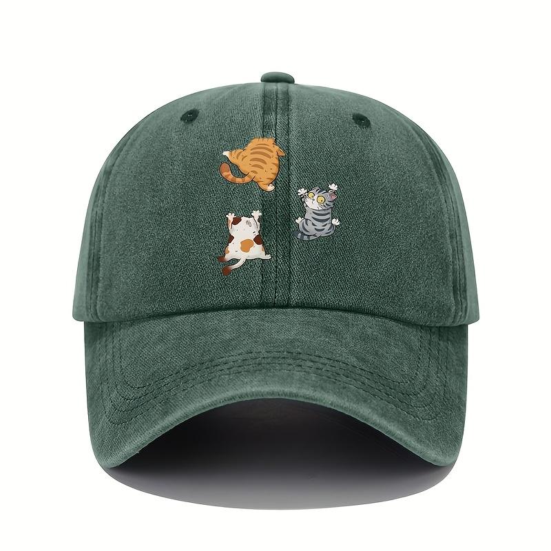 The cute style of the three cat printed baseball cap is suitable for daily leisure activities,entertainment,and travel equipment Adjustable зелёный
The cute style of the three cat printed baseball cap is suitable for daily leisure activities,entertainment,and travel equipment Adjustable зелёный
