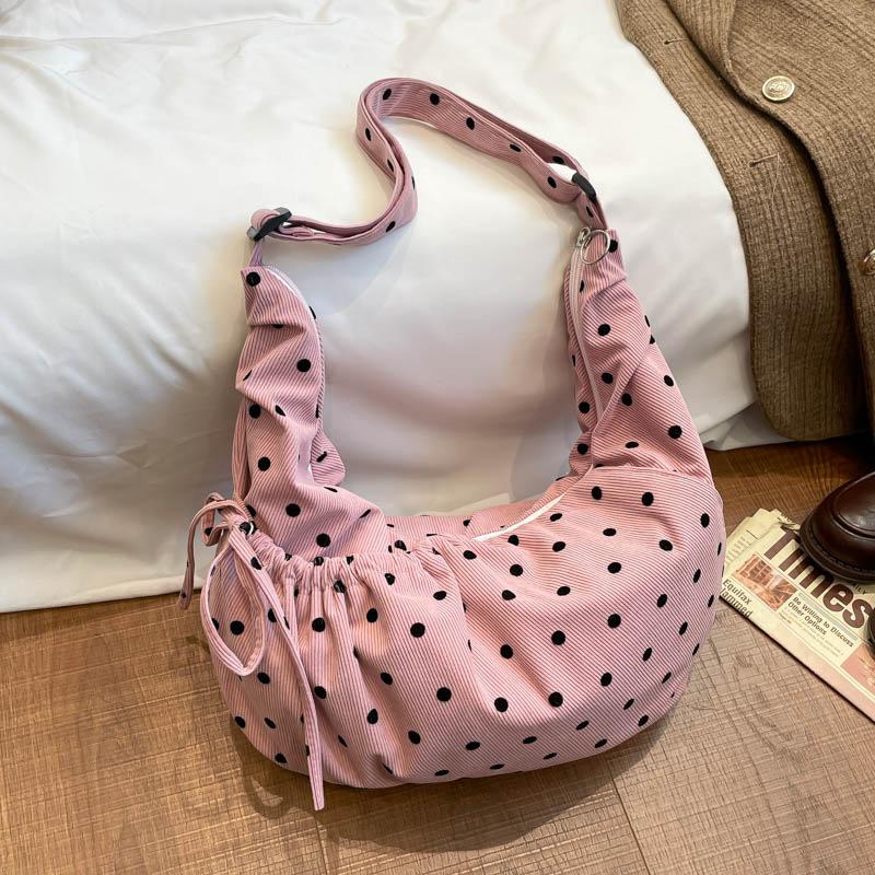 Super popular niche n-repetitive large-capacity women s bag2026New Winter Cute Polka Dot Commuting Bag Crossbody Dumpling Bag рожевий
Super popular niche n-repetitive large-capacity women s bag2026New Winter Cute Polka Dot Commuting Bag Crossbody Dumpling Bag рожевий