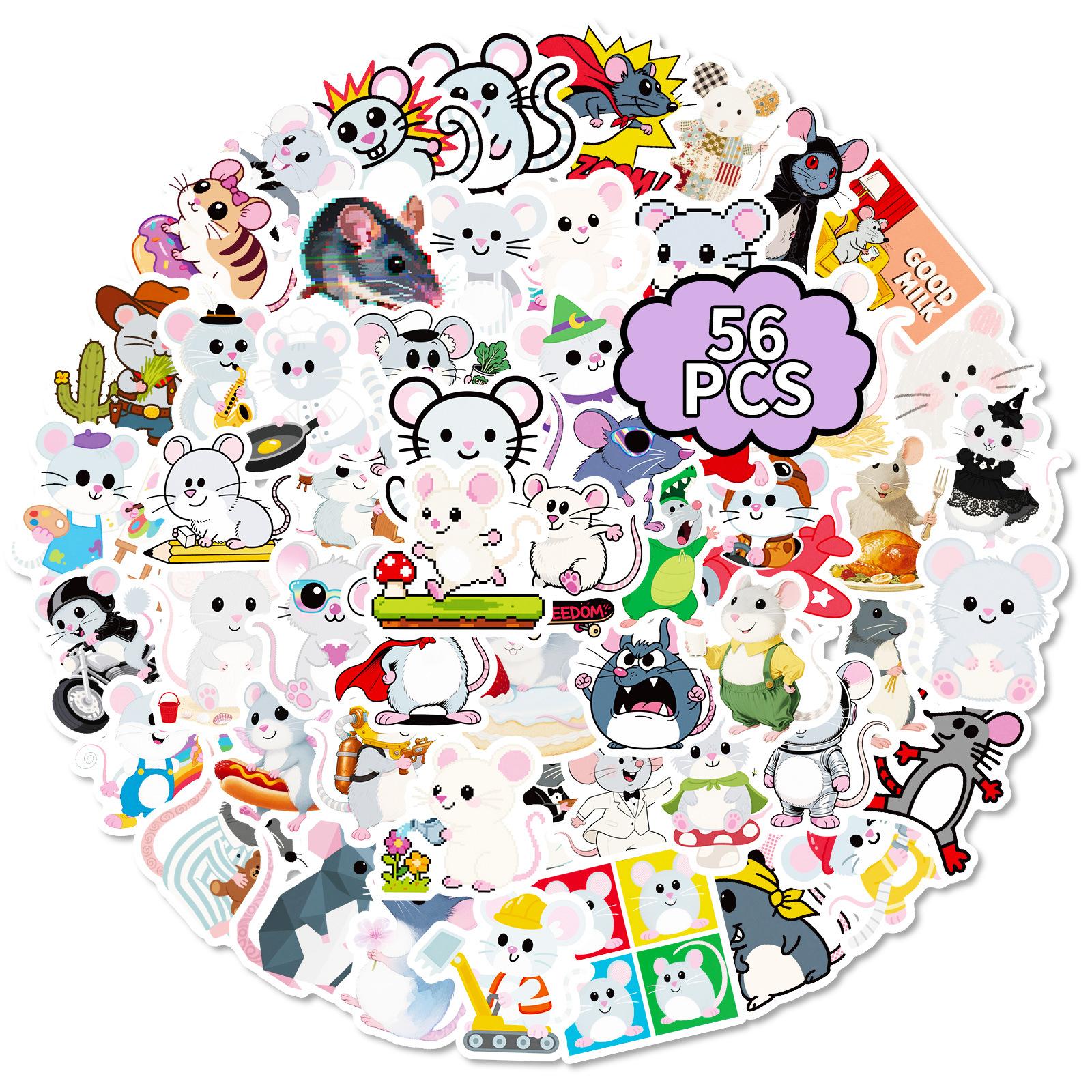 56 Cartoon Mouse Graffiti Stickers Xiyin Creative Cute Decorative Stationery Water Cup Stickers
56 Cartoon Mouse Graffiti Stickers Xiyin Creative Cute Decorative Stationery Water Cup Stickers