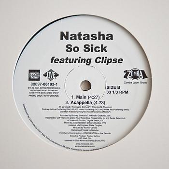 12-дюймовая пластинка NATASHA, CLIPSE - So Sick 88697061931 Jive, Zomba Lab 2007 США Рэп и хип-хоп/R&B Б/У
12-дюймовая пластинка NATASHA, CLIPSE - So Sick 88697061931 Jive, Zomba Lab 2007 США Рэп и хип-хоп/R&B Б/У