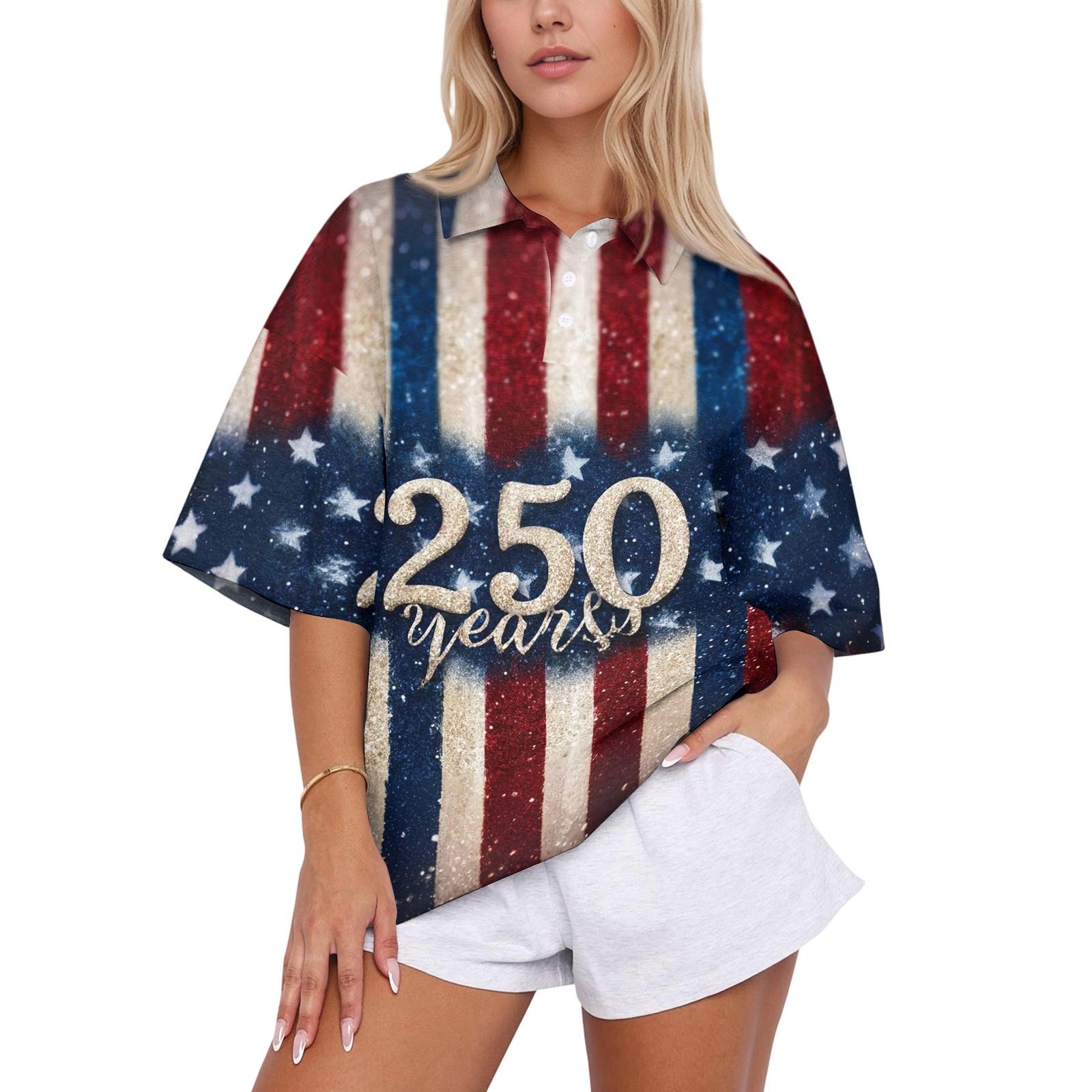 Women Casual Polo Shirt Loose Fit Short Sleeve Top Butterfly and Rose Print Lightweight Summer Blouse L синій
Women Casual Polo Shirt Loose Fit Short Sleeve Top Butterfly and Rose Print Lightweight Summer Blouse L синій