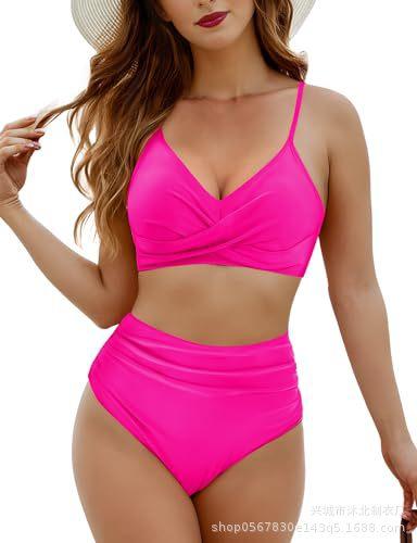 Women s Bikini Swimsuit Two-piece Belly, Swimsuit High Waist Bottom and Adjustable Bikini XL рожевий червоний колір
Women s Bikini Swimsuit Two-piece Belly, Swimsuit High Waist Bottom and Adjustable Bikini XL рожевий червоний колір