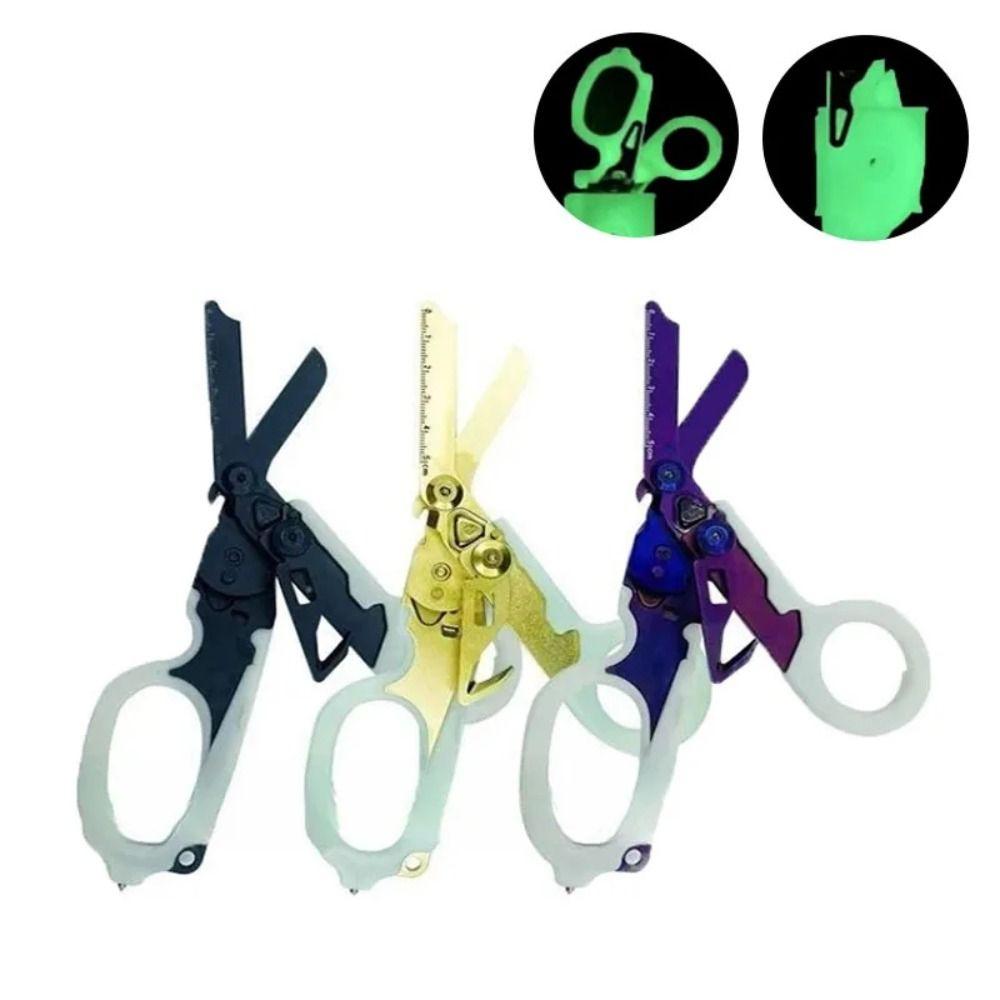 Luminous Emergency Response Shears Raptors Folding Pliers Creative Folding Scissors Multitool fluorescence Case
Luminous Emergency Response Shears Raptors Folding Pliers Creative Folding Scissors Multitool fluorescence Case