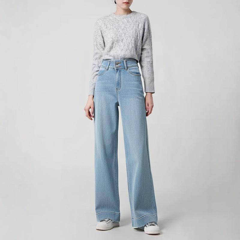 Women s Light Blue Wide-Leg Jeans with Double Buttons - Winter 2025 Collection - Warm, Slimming, and Fleece-Lined Medium светло-синий
Women s Light Blue Wide-Leg Jeans with Double Buttons - Winter 2025 Collection - Warm, Slimming, and Fleece-Lined Medium светло-синий