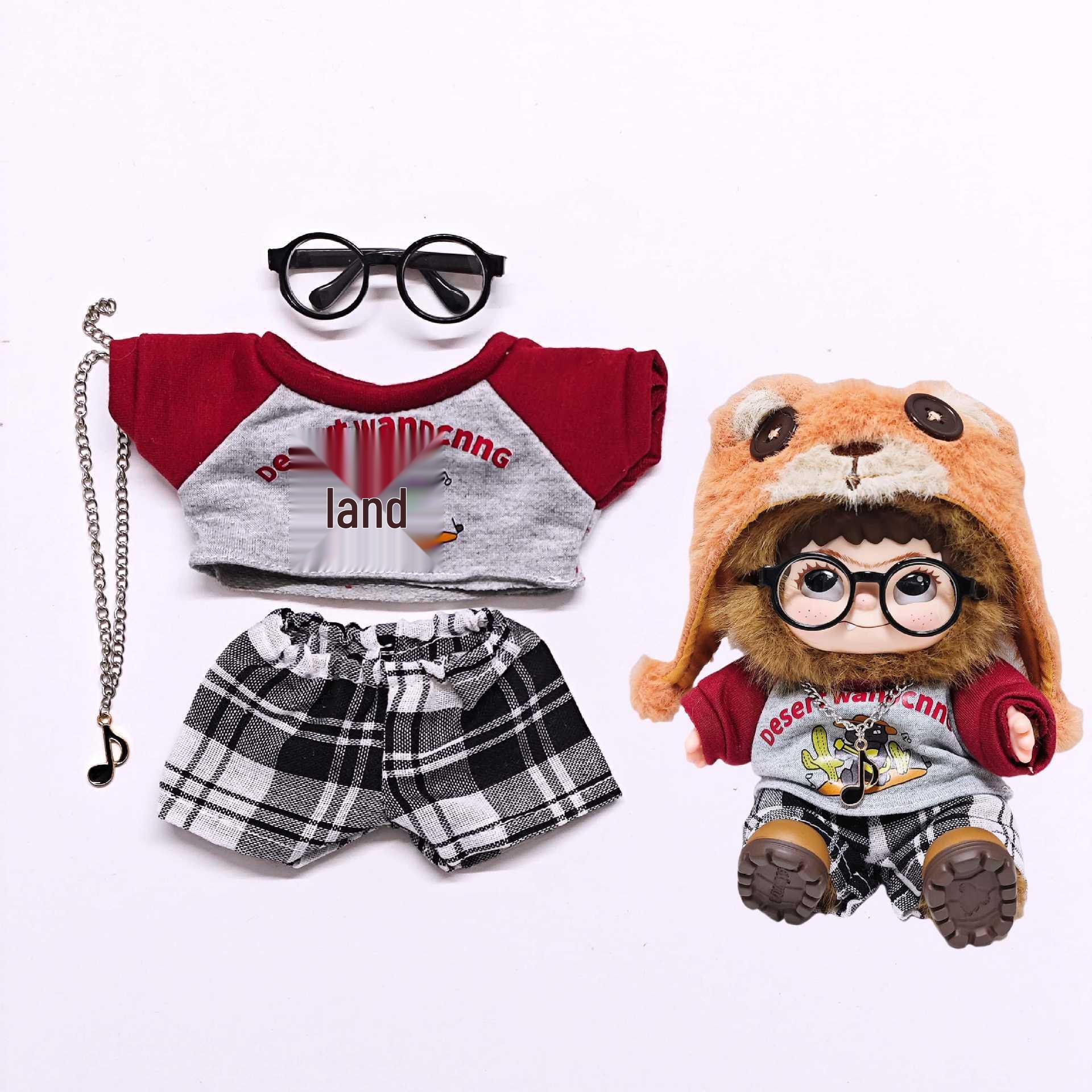 20cm Wakuku Bear Doll Retro Cotton Outfit Set - Includes Only Doll Clothes Doll Clothes Only, Doll Not Included
20cm Wakuku Bear Doll Retro Cotton Outfit Set - Includes Only Doll Clothes Doll Clothes Only, Doll Not Included