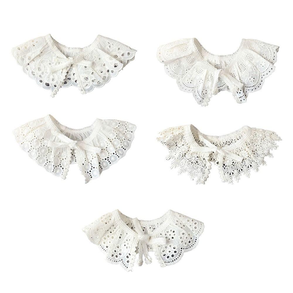 Hollow Embroidered Baby Children Fake Collar Neckwear for Girls Shirt Skirts Sweater All Match Little Flower
Hollow Embroidered Baby Children Fake Collar Neckwear for Girls Shirt Skirts Sweater All Match Little Flower