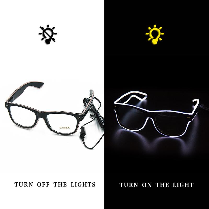 Светящиеся светодиодные очки Неоновые вечерние мигающие очки EL Wire Glow Gafas Светящиеся новинки Подарочные светящиеся солнцезащитные очки Яркие световые принадлежности белый
Светящиеся светодиодные очки Неоновые вечерние мигающие очки EL Wire Glow Gafas Светящиеся новинки Подарочные светящиеся солнцезащитные очки Яркие световые принадлежности белый