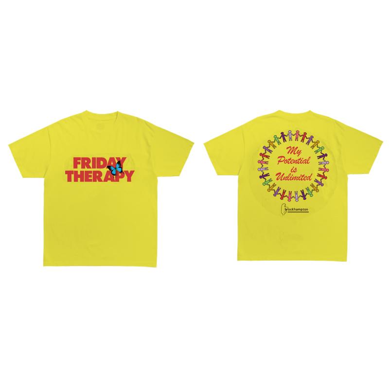 Новые поступления, футболка унисекс, женская футболка Brockhampton FRIDAY THERAPY, хлопковая футболка в стиле хип-хоп с круглым вырезом, летние крутые уличные футболки XL
Новые поступления, футболка унисекс, женская футболка Brockhampton FRIDAY THERAPY, хлопковая футболка в стиле хип-хоп с круглым вырезом, летние крутые уличные футболки XL