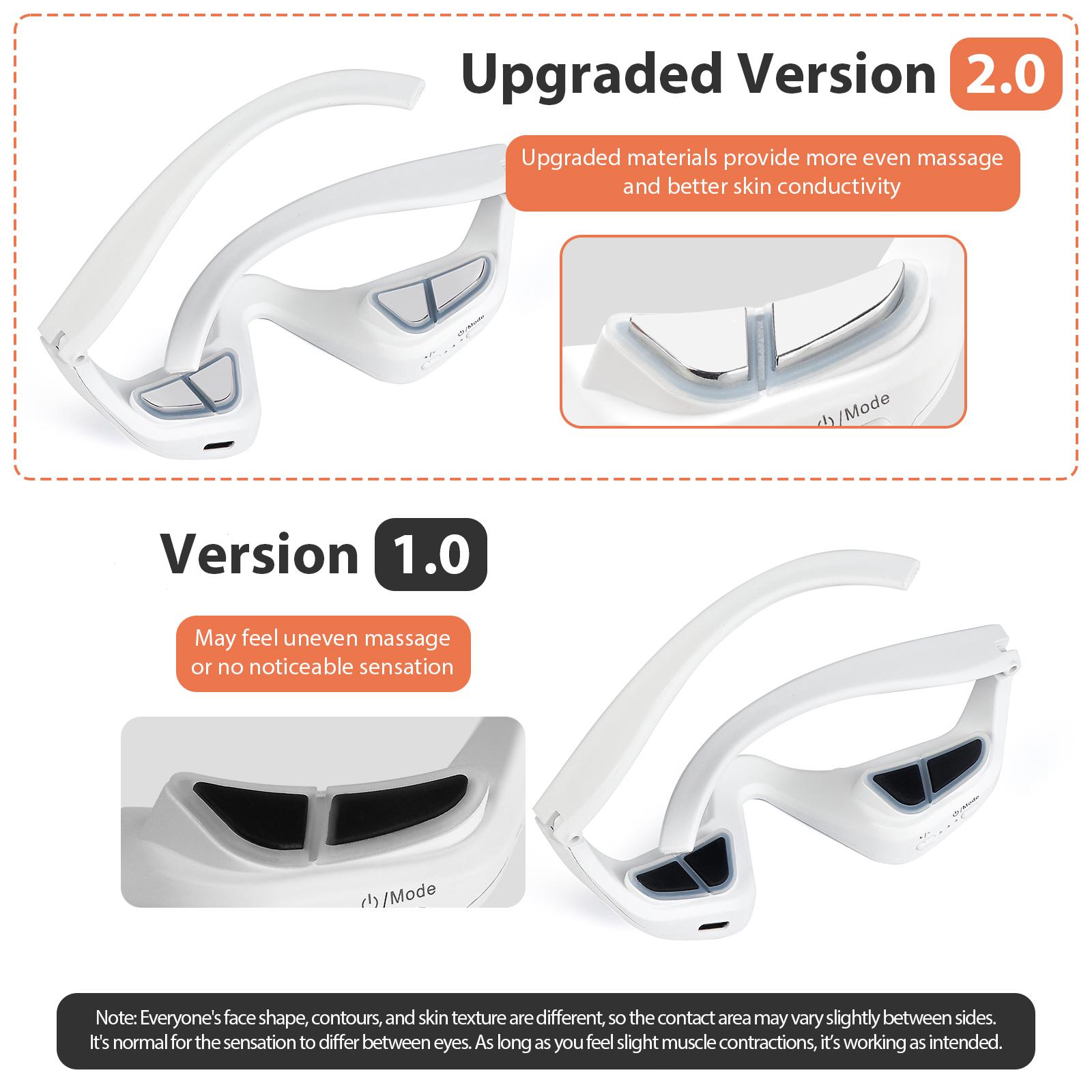 EMS Redlight Eye Massage Eyes Beauty Device Removal Dark Circles Anti-eye Wrinkles Fatigue Relief білий
EMS Redlight Eye Massage Eyes Beauty Device Removal Dark Circles Anti-eye Wrinkles Fatigue Relief білий