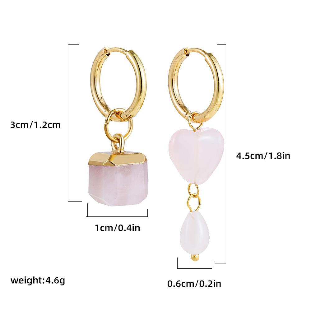 Vintage Natural Stone Agate Classic Drop Earrings Simple Crystal Rectangle Bead Asymmetric Earrings Bohemia Jewelry Female
Vintage Natural Stone Agate Classic Drop Earrings Simple Crystal Rectangle Bead Asymmetric Earrings Bohemia Jewelry Female
