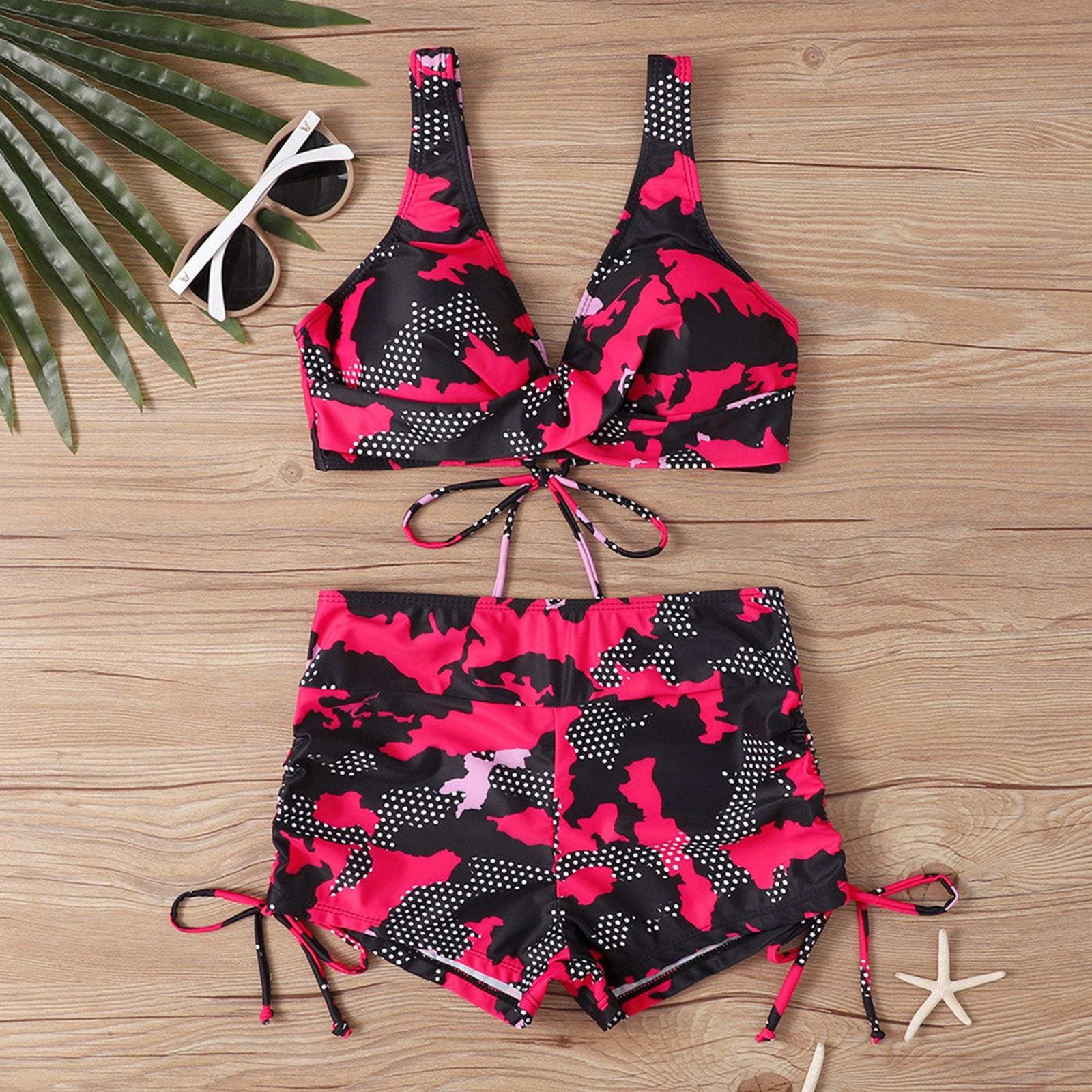 Женский раздельный модный сексуальный купальник-бикини с принтом и подкладкой для груди без стальных скобок M розовый
Женский раздельный модный сексуальный купальник-бикини с принтом и подкладкой для груди без стальных скобок M розовый