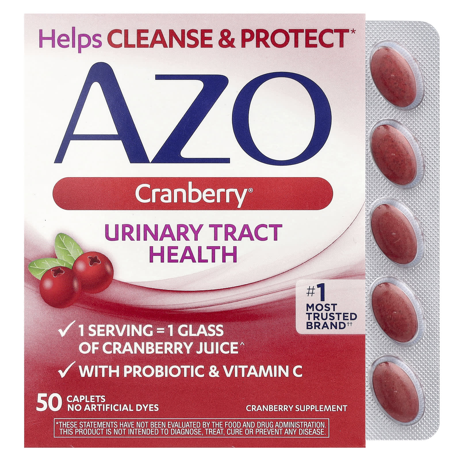 AZO, Cranberry®, Urinary Tract Health, 50 таблеток
AZO, Cranberry®, Urinary Tract Health, 50 таблеток