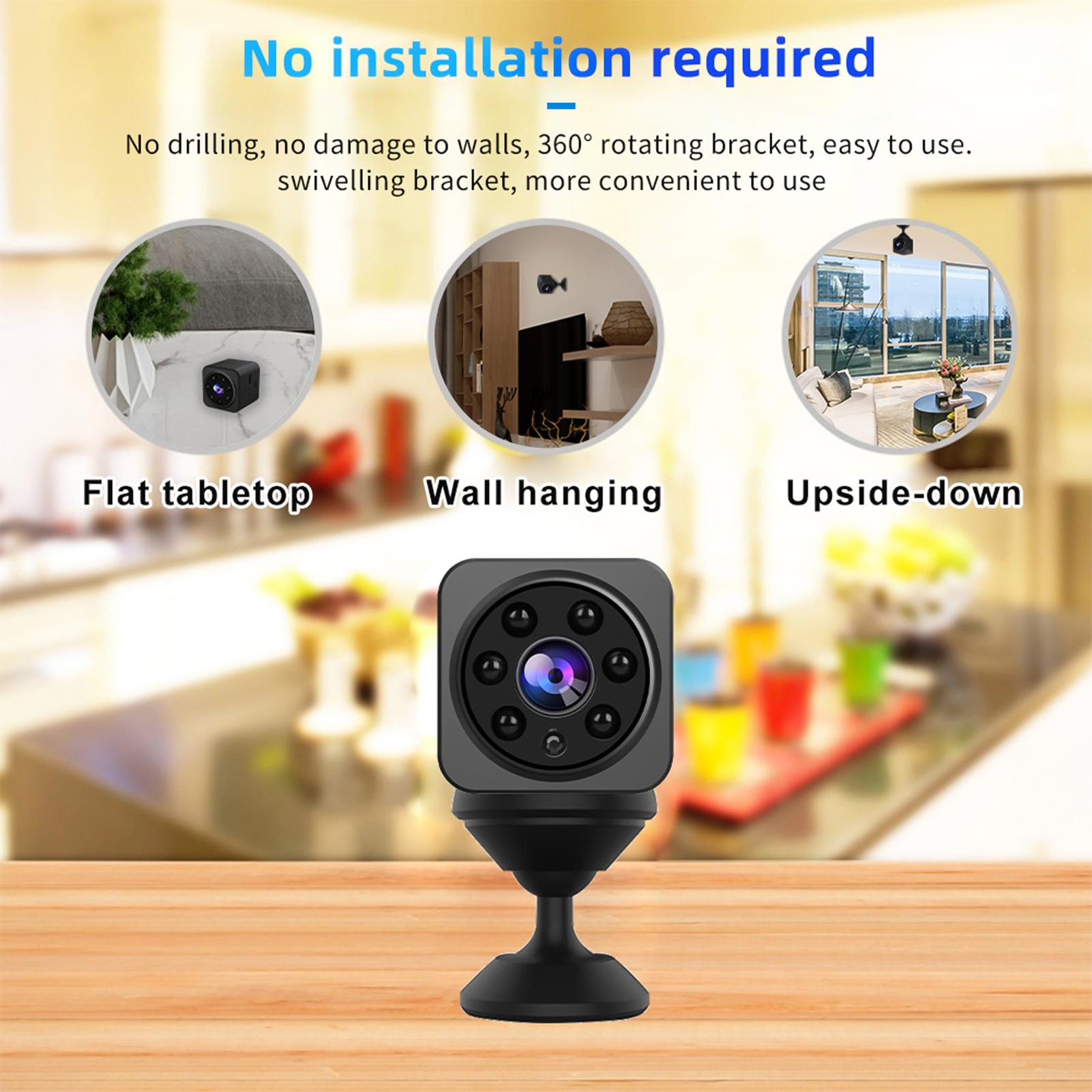 Міні-бездротова камера безпеки 1080P Smart WiFi-камера Монітор Камера Вбудована батарея Підтримує чорний
Міні-бездротова камера безпеки 1080P Smart WiFi-камера Монітор Камера Вбудована батарея Підтримує чорний