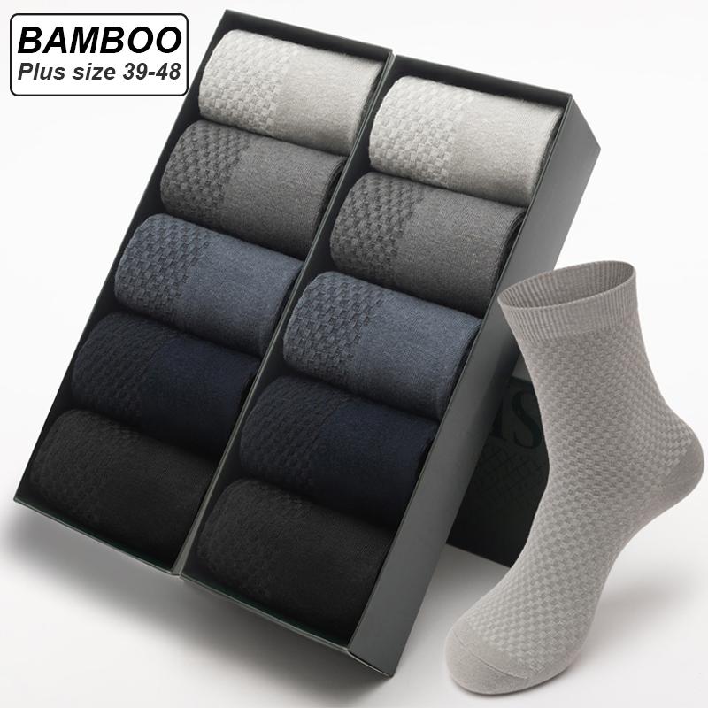 Bamboo Fiber Men s Socks 10Pairs Black Business Soft Breathable Long High Quality Autumn for New Male Sock Plus Size 39-48 EU 38-44(US6-10)
Bamboo Fiber Men s Socks 10Pairs Black Business Soft Breathable Long High Quality Autumn for New Male Sock Plus Size 39-48 EU 38-44(US6-10)
