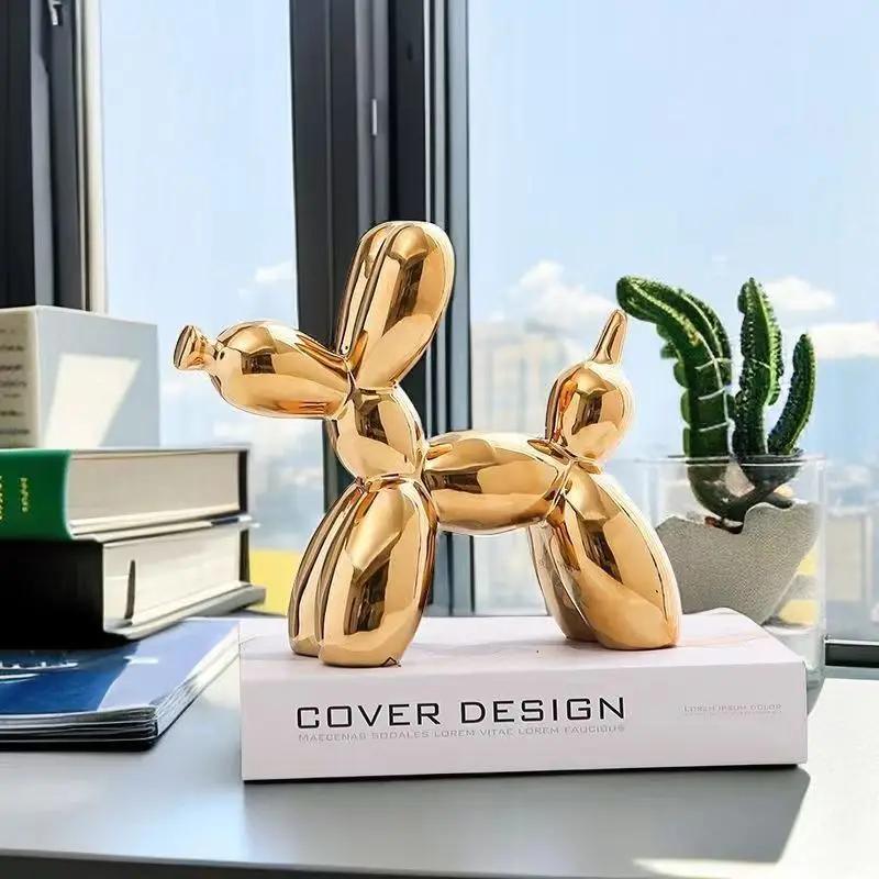 Ceramic Balloon Dog Sculpture, Nordic Modern Animal Figurine, Cute Desktop Ornament for Living Room Office Decor Gift Idea 22cmX7.5cmX17.5cm золотий
Ceramic Balloon Dog Sculpture, Nordic Modern Animal Figurine, Cute Desktop Ornament for Living Room Office Decor Gift Idea 22cmX7.5cmX17.5cm золотий