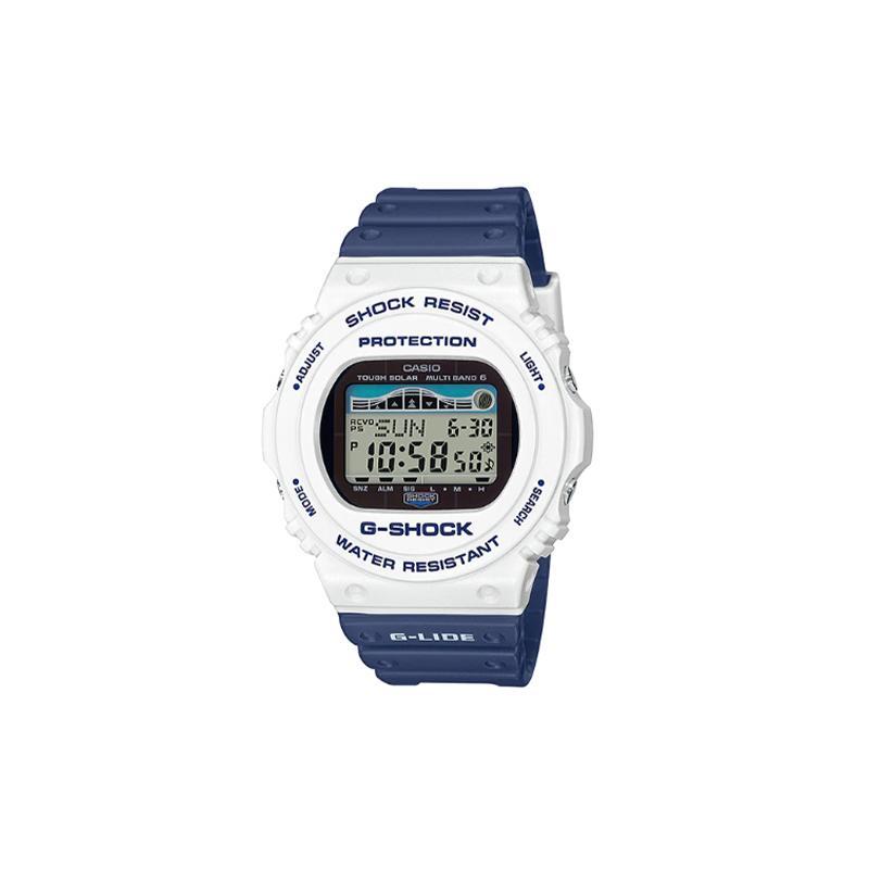 Casio G-Shock Series G-Lide Surf Theme Blue and White Doraemon Color Quartz Movement Resin Strap Japanese and Korean Watch Men s Watch GWX-5700SS-7D чёрный
Casio G-Shock Series G-Lide Surf Theme Blue and White Doraemon Color Quartz Movement Resin Strap Japanese and Korean Watch Men s Watch GWX-5700SS-7D чёрный