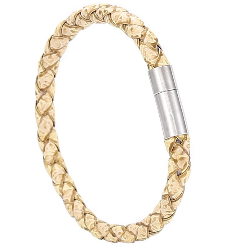 Multi Color 6mm Woven Leather Rope Bracelet for Men and Women Socket Magnetic Buckle Bangles Couple Bracelets Fashion Jewerly 21cm
Multi Color 6mm Woven Leather Rope Bracelet for Men and Women Socket Magnetic Buckle Bangles Couple Bracelets Fashion Jewerly 21cm