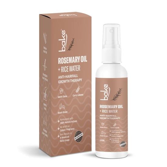 BAKE Rosemary Oil Hair Growth Serum Spray with Rice Water & Methi Dana | For Hair Fall, Hair Regrowth & Keratin Treated | For Women & Men | 100ml
BAKE Rosemary Oil Hair Growth Serum Spray with Rice Water & Methi Dana | For Hair Fall, Hair Regrowth & Keratin Treated | For Women & Men | 100ml