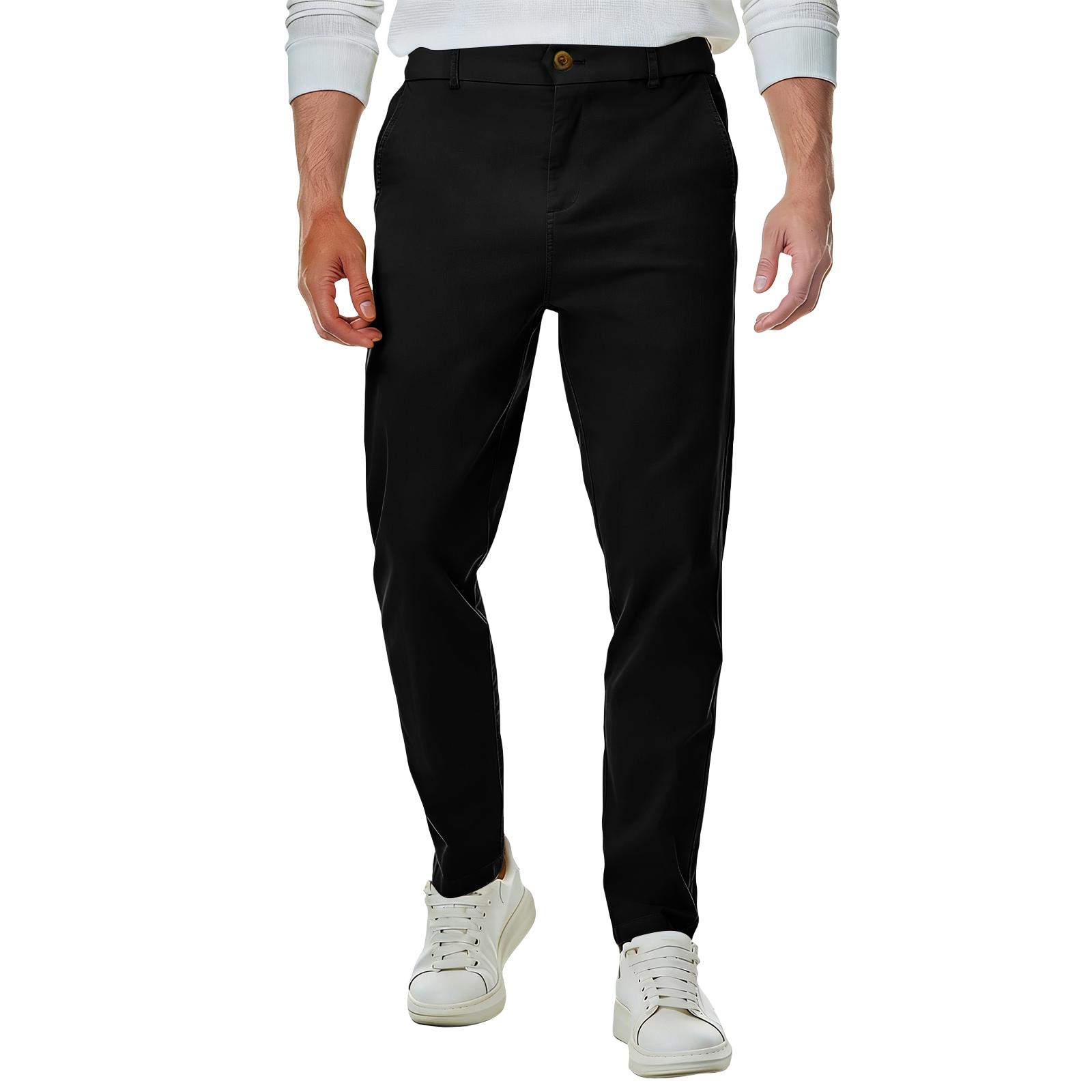 Men s Solid Color Suit Pants Slim Fit Casual Business Trousers Stretch Fabric Comfortable Design Suitable for Office and Daily Wear 31 чёрный
Men s Solid Color Suit Pants Slim Fit Casual Business Trousers Stretch Fabric Comfortable Design Suitable for Office and Daily Wear 31 чёрный