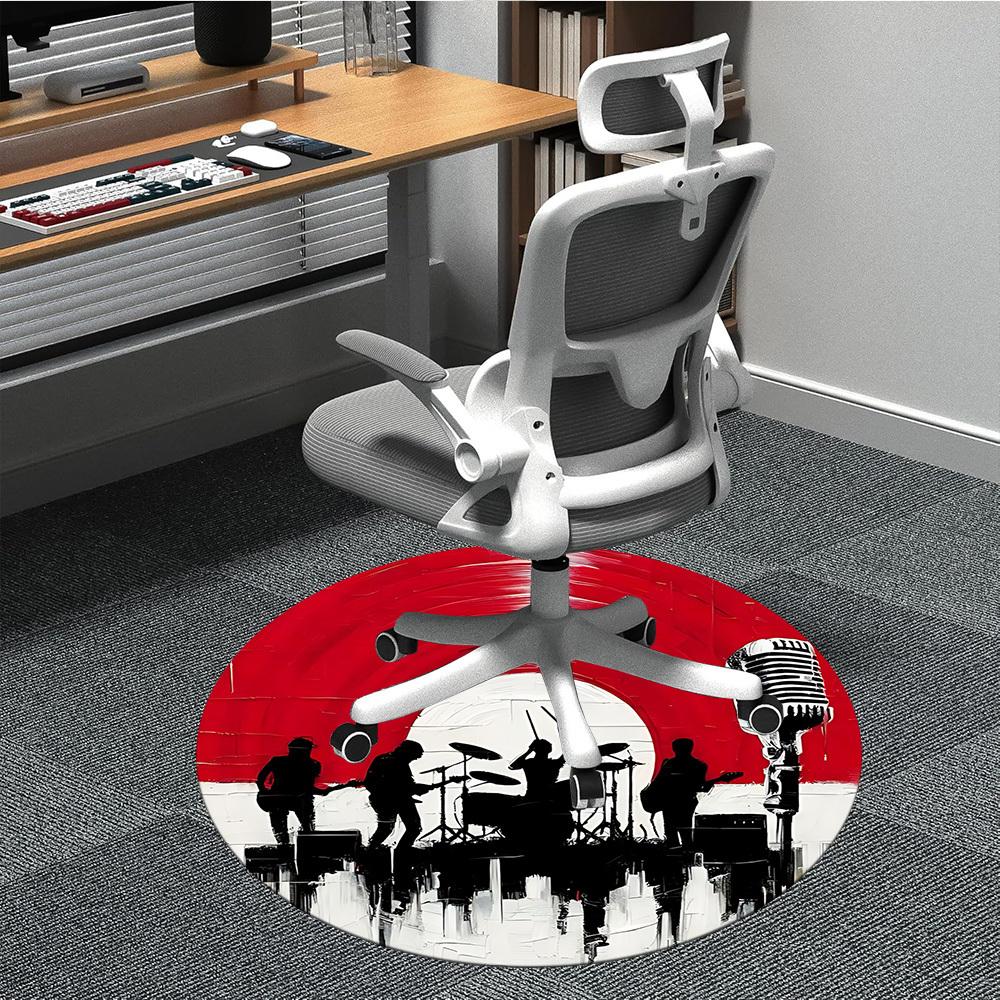 1pc Music Band Office Round Area Rug, Under Office Chairs Bedroom Living Room Home Decor, Room Deco, Available in Various Sizes L1024366 80cm by 80cm
1pc Music Band Office Round Area Rug, Under Office Chairs Bedroom Living Room Home Decor, Room Deco, Available in Various Sizes L1024366 80cm by 80cm