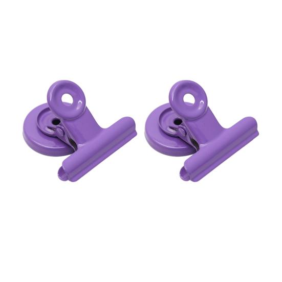 2Pcs Magnetic Folder Strong Metal Binder Clips 38mm Heavy-Duty Fridge Magnets for Refrigerator Whiteboard Office фиолетовый
2Pcs Magnetic Folder Strong Metal Binder Clips 38mm Heavy-Duty Fridge Magnets for Refrigerator Whiteboard Office фиолетовый