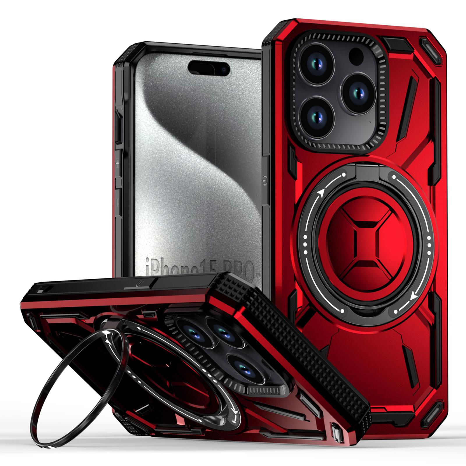 For iPhone 15 Pro Case Compatible with MagSafe Kickstand Phone Cover Red
For iPhone 15 Pro Case Compatible with MagSafe Kickstand Phone Cover Red