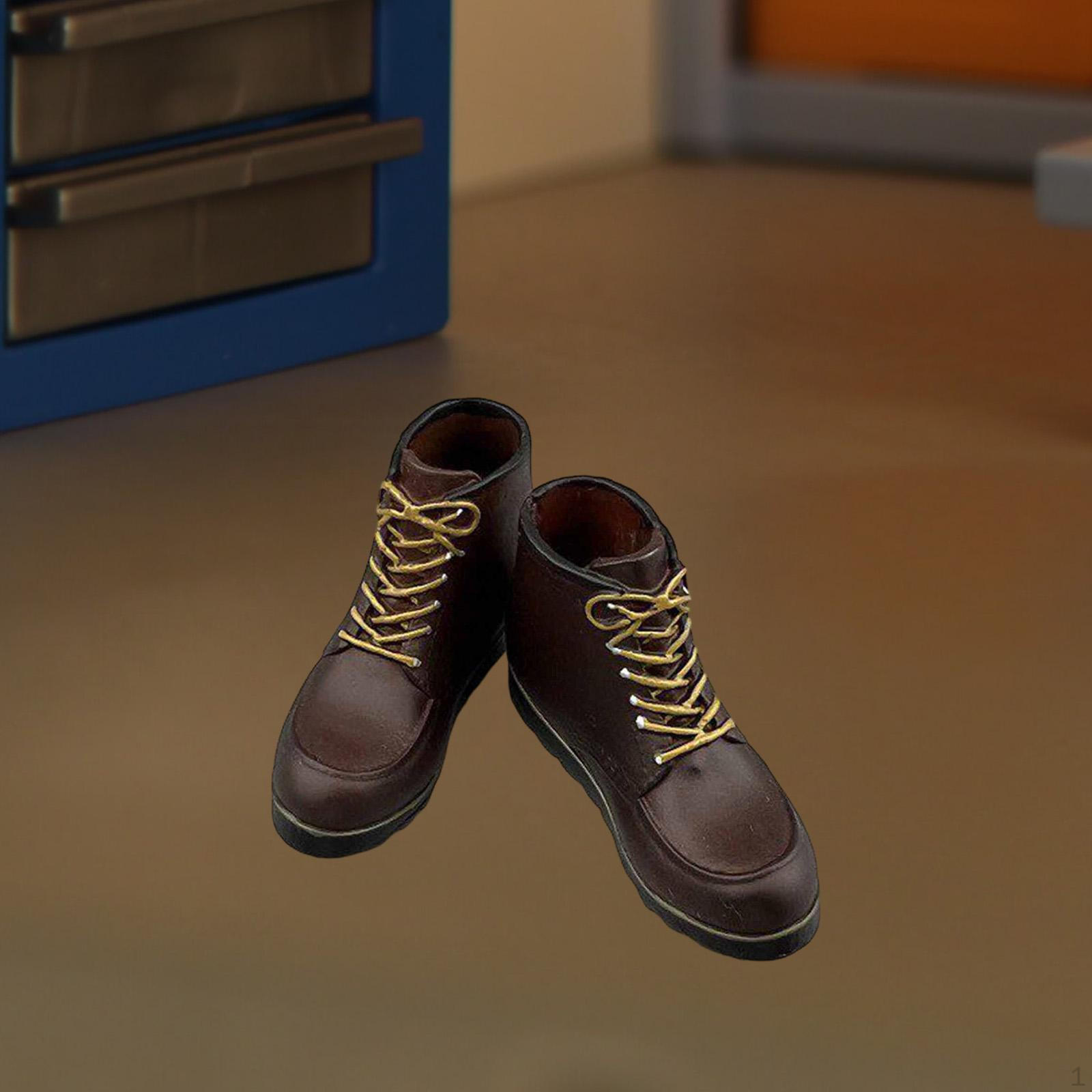 1/6 Scale Male Doll Boots Miniature Solid Hiking Dhoes Pretend Play Handmade for Collectible
1/6 Scale Male Doll Boots Miniature Solid Hiking Dhoes Pretend Play Handmade for Collectible