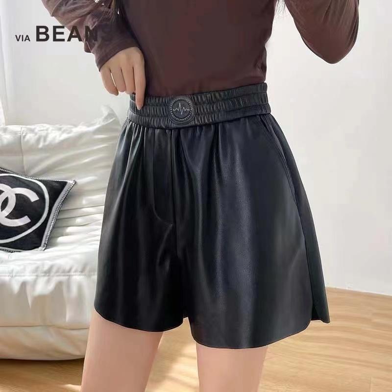 VIABEANS Женский пояс на резинке с фирменными бирками, шорты с поясом из кожзама
