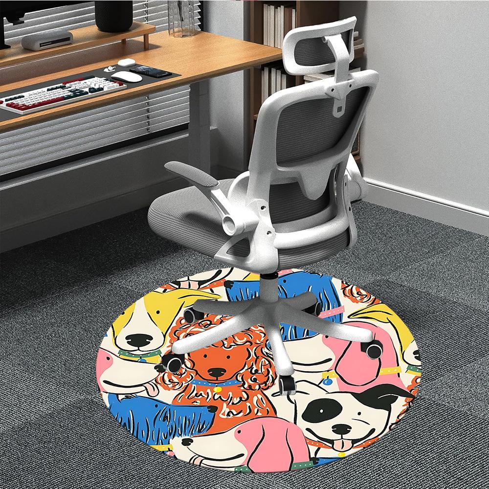 1PC Dogs Pets Office Round Area Rug, Indoor Mat Suitable For Office, Under Office Chairs Bedroom Living Room Home Decor, Room Deco 224 80cm by 80cm
1PC Dogs Pets Office Round Area Rug, Indoor Mat Suitable For Office, Under Office Chairs Bedroom Living Room Home Decor, Room Deco 224 80cm by 80cm