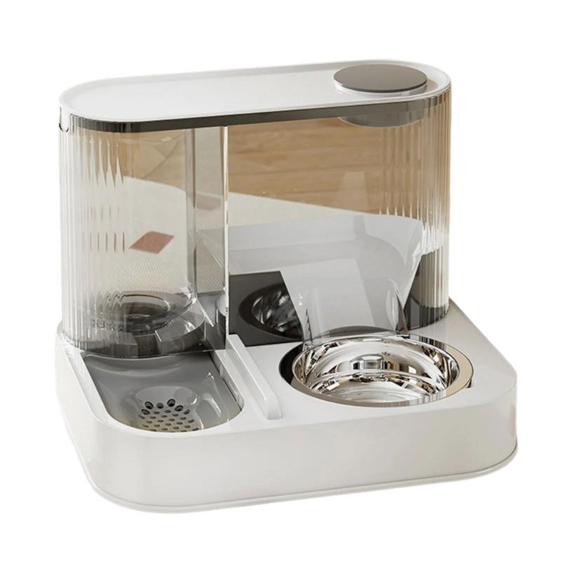 Cats Dog Feeding Station Leak Proof Water Fountains System Detachable Dish Anti Slip Base Design сірий колір
Cats Dog Feeding Station Leak Proof Water Fountains System Detachable Dish Anti Slip Base Design сірий колір