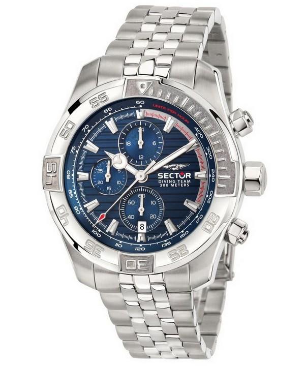 Sector Diving Team Chronograph Blue Dial Stainless Steel Diver s Quartz R3273635001 300M Men s Watch
Sector Diving Team Chronograph Blue Dial Stainless Steel Diver s Quartz R3273635001 300M Men s Watch