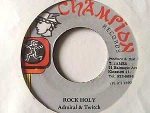 7inch Record ADMIRAL BAILEY LITTLE TWITCH PO Rock Holy Ten Ton A Fluff NONE Champion Record 1991 Jamaica Reggae Ska Dub Used
7inch Record ADMIRAL BAILEY LITTLE TWITCH PO Rock Holy Ten Ton A Fluff NONE Champion Record 1991 Jamaica Reggae Ska Dub Used