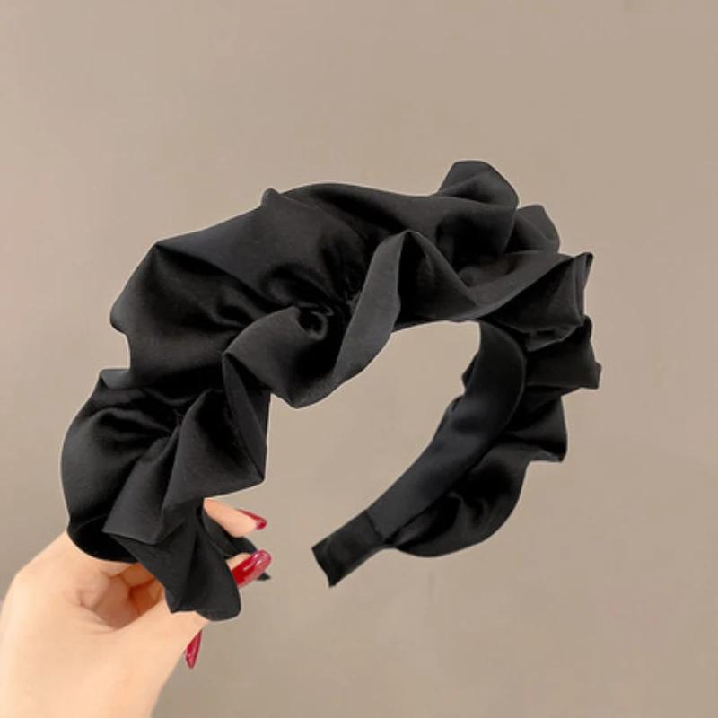 Однотонная широкая плиссированная повязка на голову для женщин Элегантная повязка для умывания лица Модная девушка Аксессуары для волос резинка для волос
Однотонная широкая плиссированная повязка на голову для женщин Элегантная повязка для умывания лица Модная девушка Аксессуары для волос резинка для волос