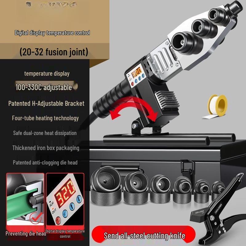 TURBOSUN 36V Digital PPR Pipe Fusion Welder CN plug (adapter included)
TURBOSUN 36V Digital PPR Pipe Fusion Welder CN plug (adapter included)