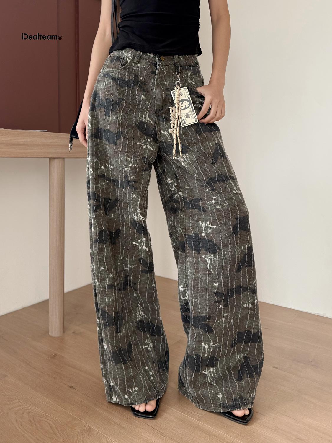 INSS 2026 Spring Women s Slimming Straight Leg Retro Camouflage Water Ripple Jeans Large
INSS 2026 Spring Women s Slimming Straight Leg Retro Camouflage Water Ripple Jeans Large