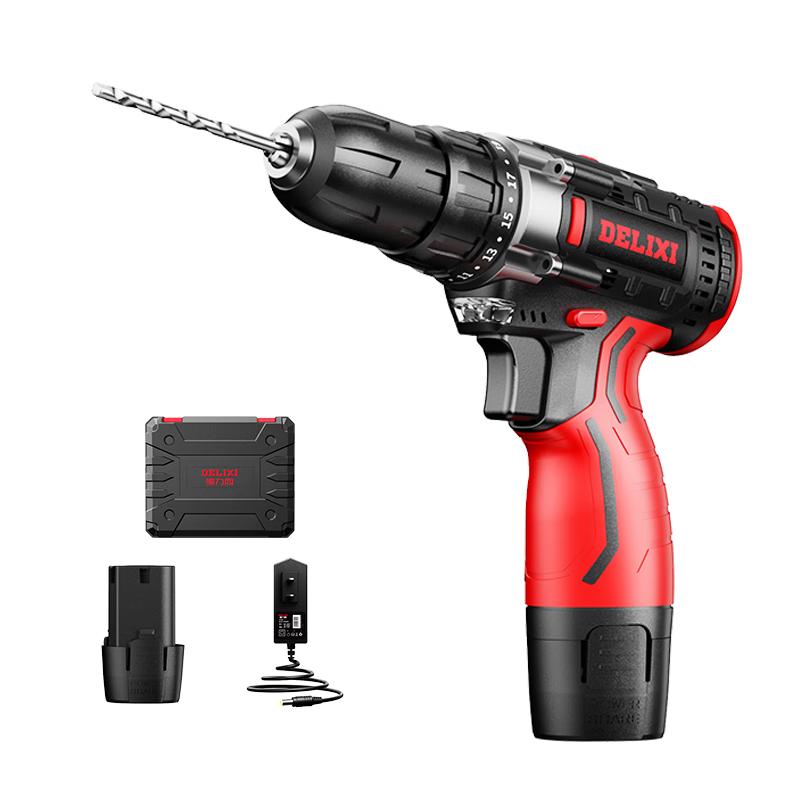 DELIXI Electric Cordless Lithium-Ion Drill/Driver CN plug (adapter included)
DELIXI Electric Cordless Lithium-Ion Drill/Driver CN plug (adapter included)