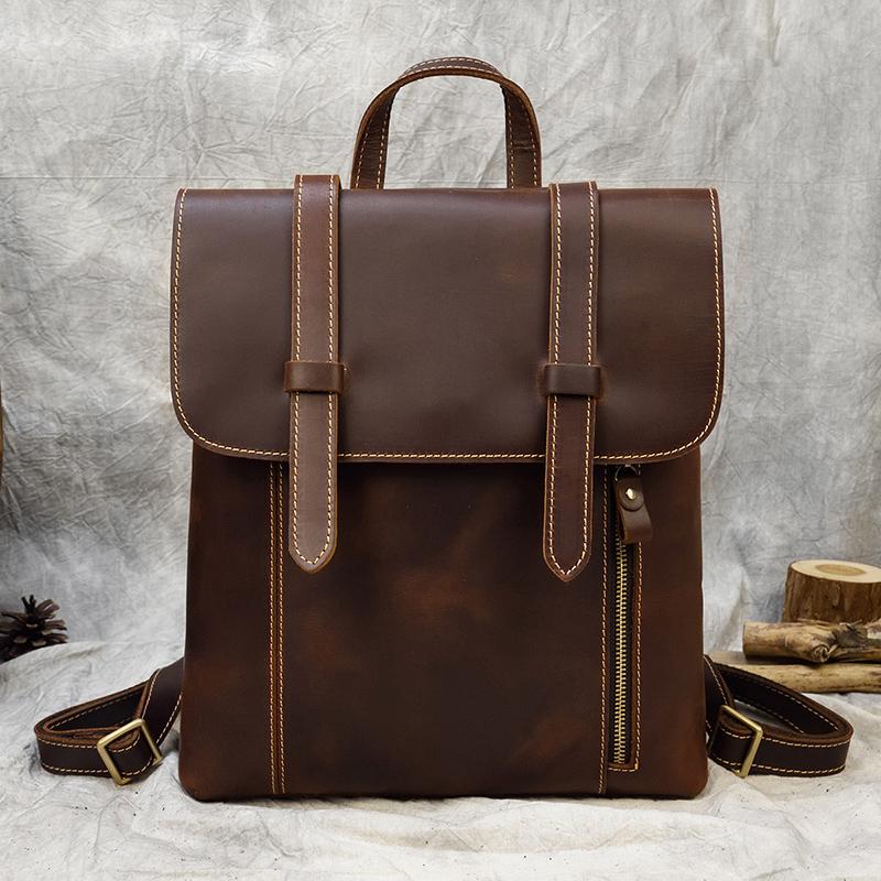 Leather Shoulder Bag Backpack Bag Cowhide Large Capacity Leisure Daypack Fashion Travel Backpacks Men Women School Bags коричневий
Leather Shoulder Bag Backpack Bag Cowhide Large Capacity Leisure Daypack Fashion Travel Backpacks Men Women School Bags коричневий
