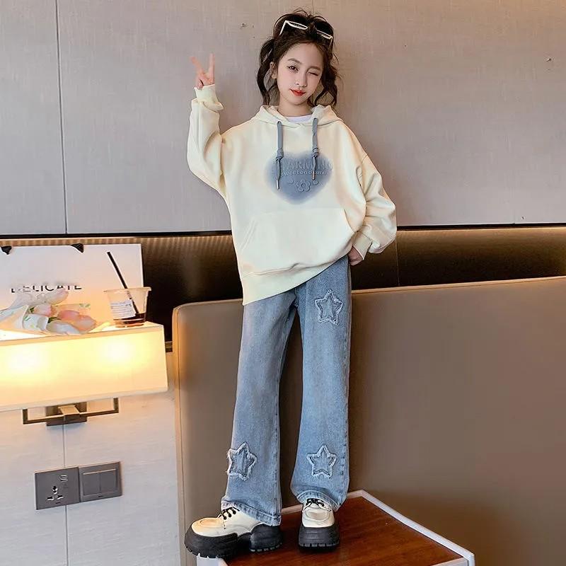 Girls Spring Heart Clothes Hooded Sweatshirt Baby T-shirt 160
Girls Spring Heart Clothes Hooded Sweatshirt Baby T-shirt 160
