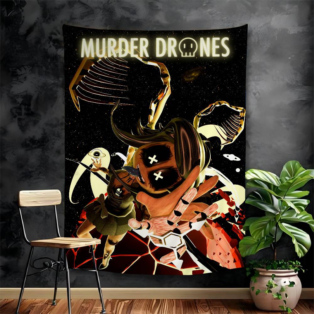 MMurder Drones Cartoon Tapestry Art Science Fiction Room Home Decor Wall Hanging Sheets 74x94cm(29x37in)
MMurder Drones Cartoon Tapestry Art Science Fiction Room Home Decor Wall Hanging Sheets 74x94cm(29x37in)