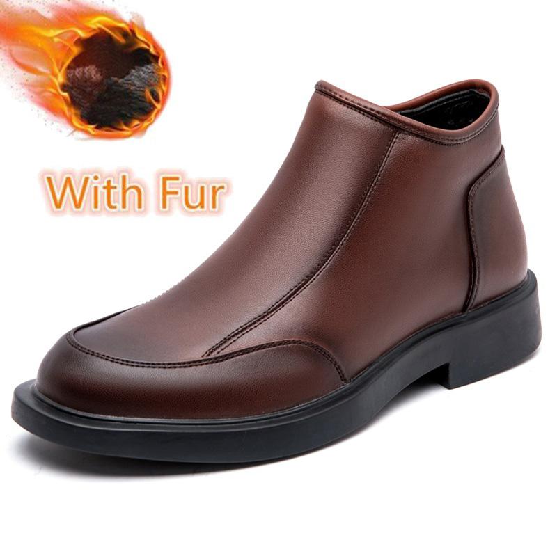 British Style Men s Ankle Boots Side Zipper Male Chelsea Boots High Top Men Shoes for Leather Warm Plush Fur Winter Boots Botas 44
British Style Men s Ankle Boots Side Zipper Male Chelsea Boots High Top Men Shoes for Leather Warm Plush Fur Winter Boots Botas 44