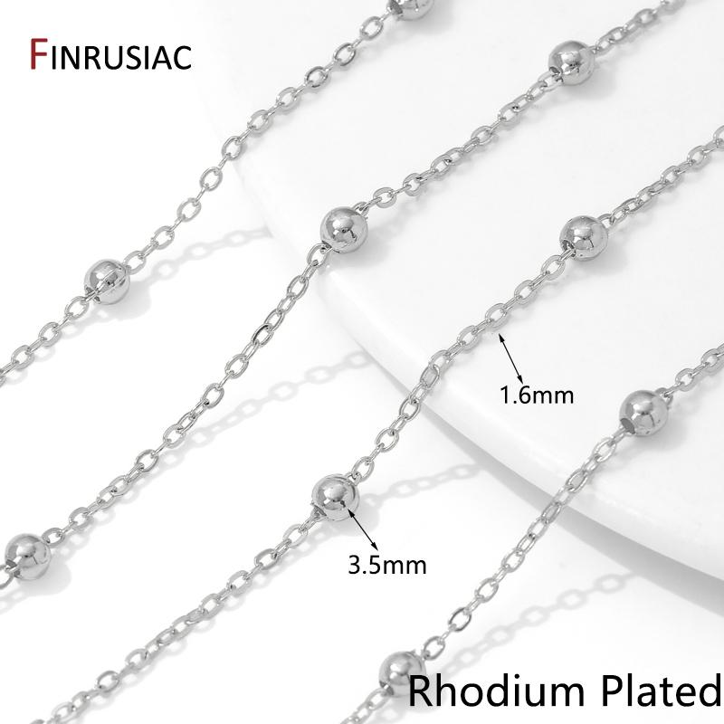 14/18K Gold Plated Brass Beads Chains,Women Necklace Bracelet Cable Link Ball Chain for DIY Jewelry Making Accessories Supplies 1 meter
14/18K Gold Plated Brass Beads Chains,Women Necklace Bracelet Cable Link Ball Chain for DIY Jewelry Making Accessories Supplies 1 meter