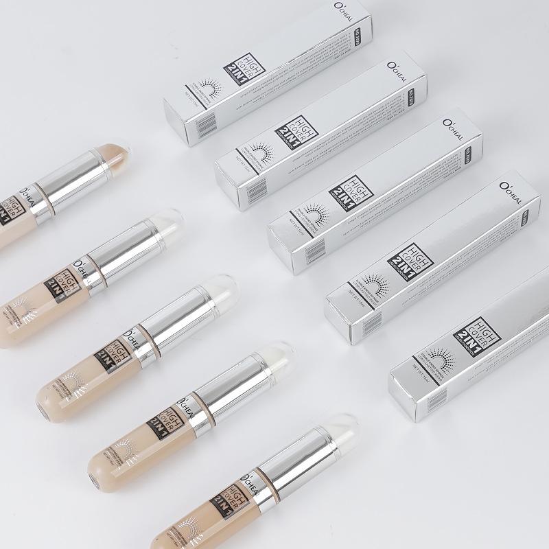 Concealer Moisturizing foundation liquid does not come off makeup, covers acne marks and spots on the face, concealer stick. 1
Concealer Moisturizing foundation liquid does not come off makeup, covers acne marks and spots on the face, concealer stick. 1