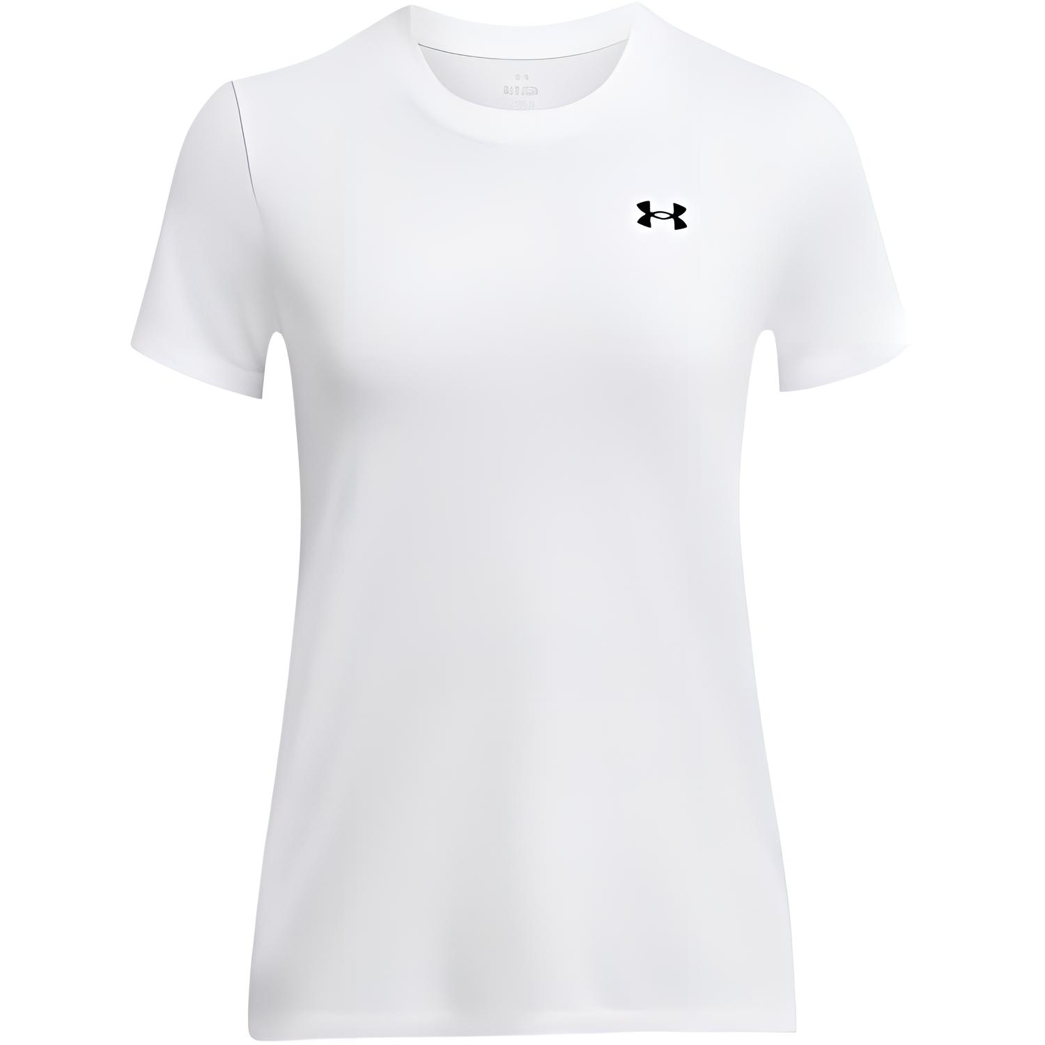 Under Armour Футболка женская повседневная с круглым вырезом и коротким рукавом с логотипом, белая 1384231-100 XS
Under Armour Футболка женская повседневная с круглым вырезом и коротким рукавом с логотипом, белая 1384231-100 XS