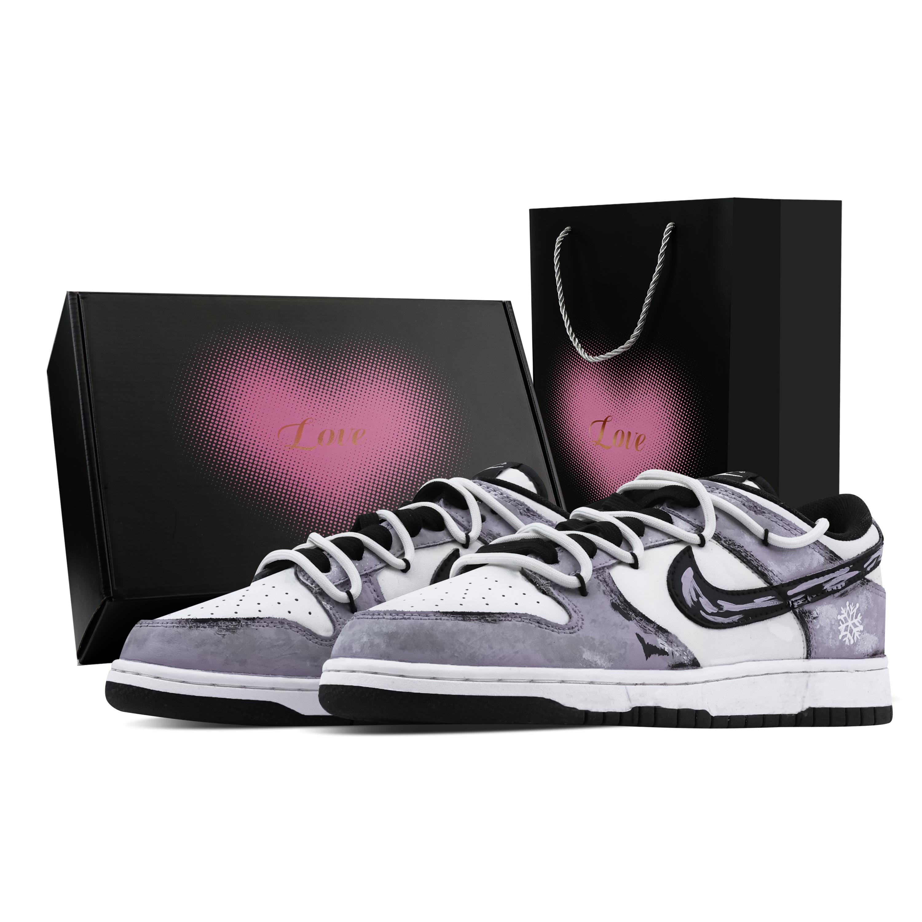 Nike Dunk Dusty Purple Snow Trace 1 Heart Box Slip Resistant Abrasion Resistant Low top Skateboard Shoes Unisex Purple HF5441-100(Team773-1-) 42.5
Nike Dunk Dusty Purple Snow Trace 1 Heart Box Slip Resistant Abrasion Resistant Low top Skateboard Shoes Unisex Purple HF5441-100(Team773-1-) 42.5