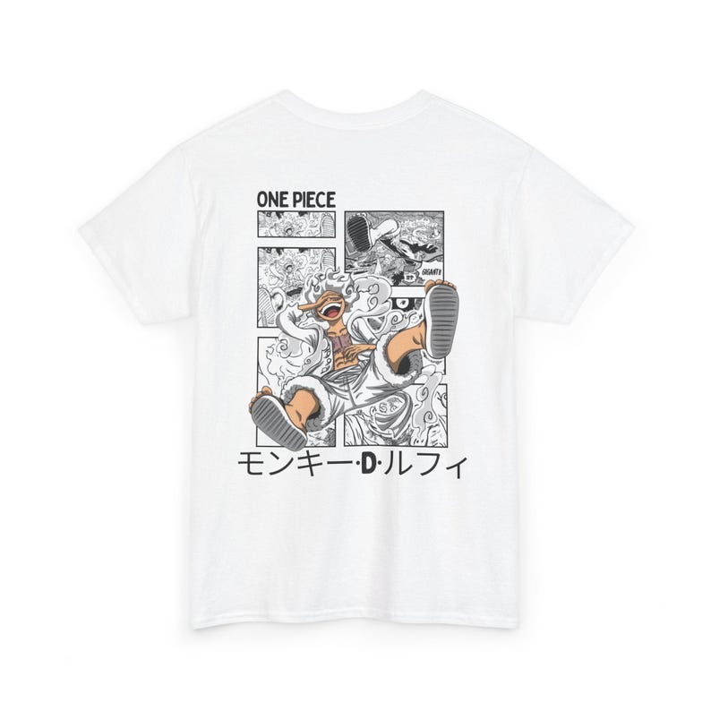 One Piece Обезьяна D. Футболка с панелью из манги Луффи Гир 5 Ника, Унисекс, Уличная одежда для фанатов аниме, Повседневная футболка с коротким рукавом, 100% хлопок 4XL
One Piece Обезьяна D. Футболка с панелью из манги Луффи Гир 5 Ника, Унисекс, Уличная одежда для фанатов аниме, Повседневная футболка с коротким рукавом, 100% хлопок 4XL