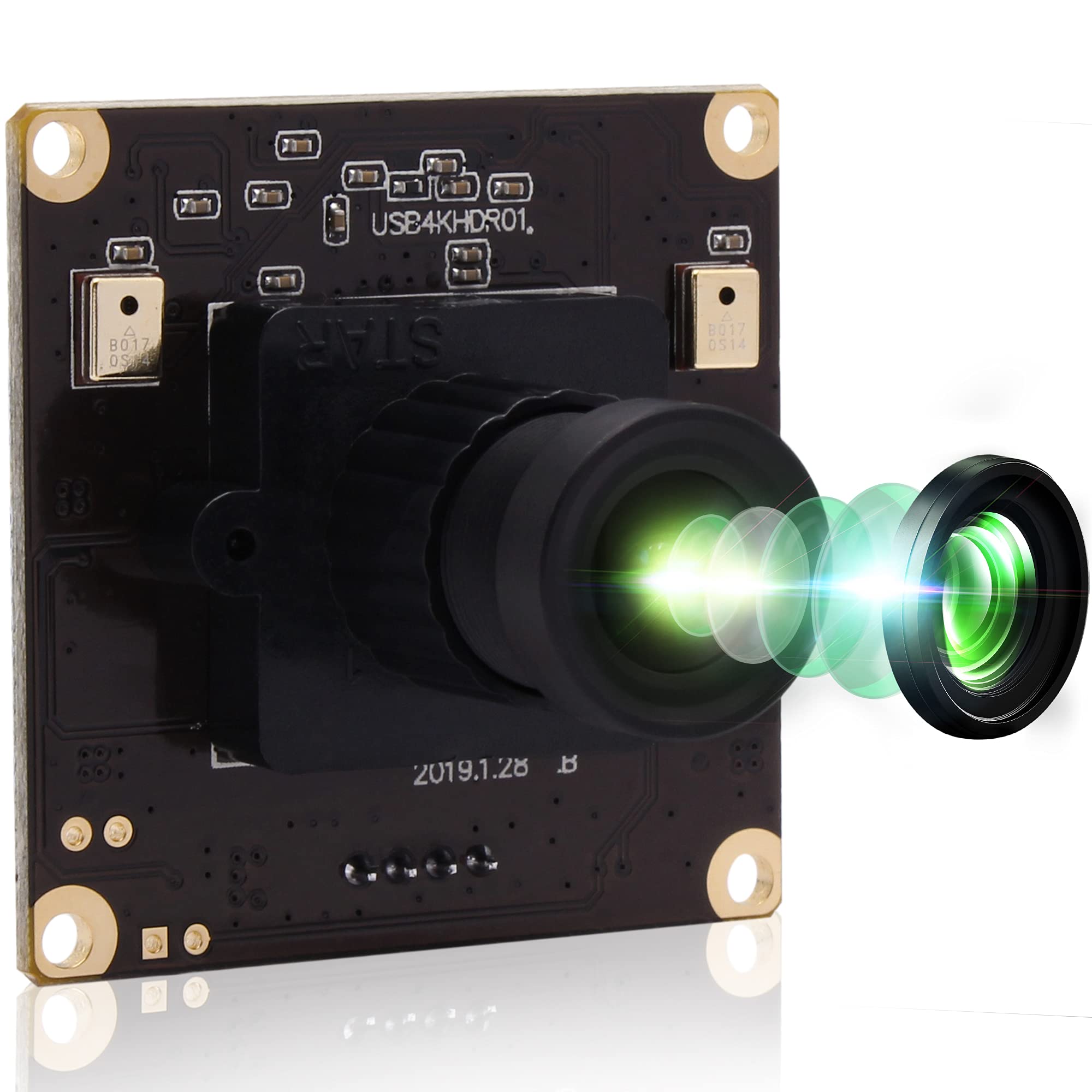 ELP 4K USB Webcam with Compact Webcam for Full HD 2160P 30FPS Camera Degree Sony IMX317 Camera Dual Laptop Security USB Compatible with and Linux
ELP 4K USB Webcam with Compact Webcam for Full HD 2160P 30FPS Camera Degree Sony IMX317 Camera Dual Laptop Security USB Compatible with and Linux